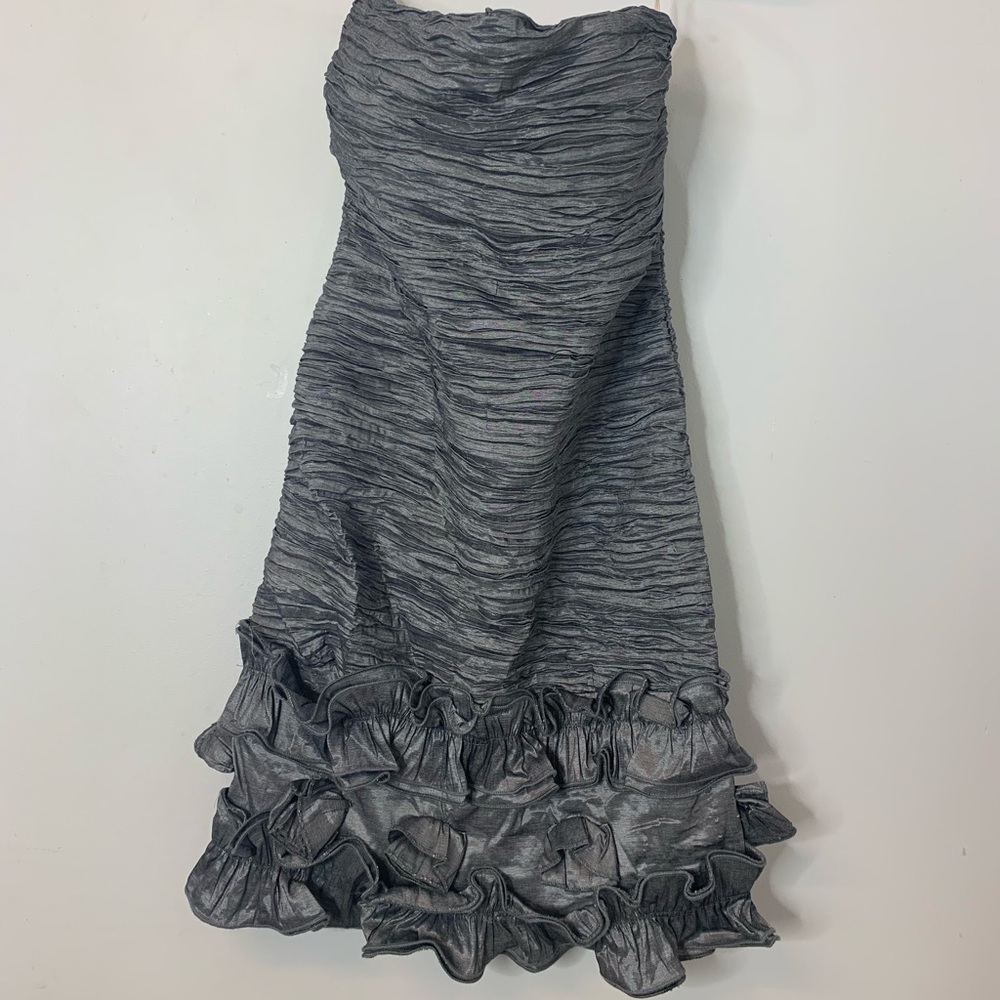 Silver evening dress/ new imperfections L